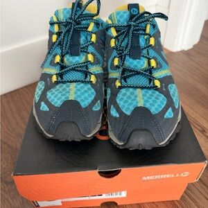 Merrell Women’s Blue and Yellow Shoes